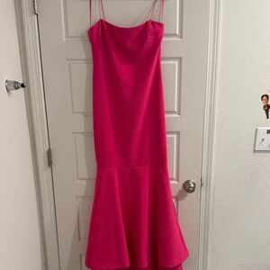 Likely Strapless Hot Pink Dress